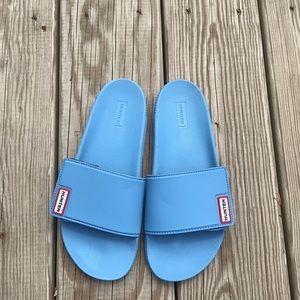 hunter slides blue